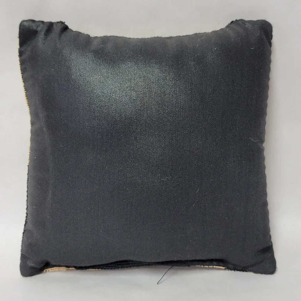 Boyds Tapestry Teddy Bear Mini Pillow Heart Cozy‎ Home Decor Accent
